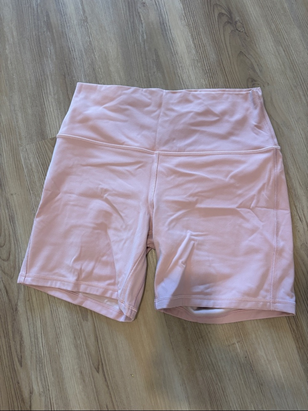 lululemon athletica Light Pink High-Rise Bike Shorts